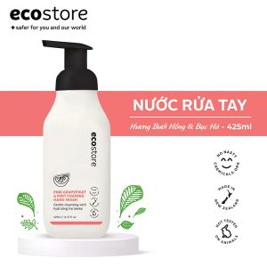 Nước rửa tay hương bưởi hồng và bạc hà gốc thực vật Ecostore 425ml